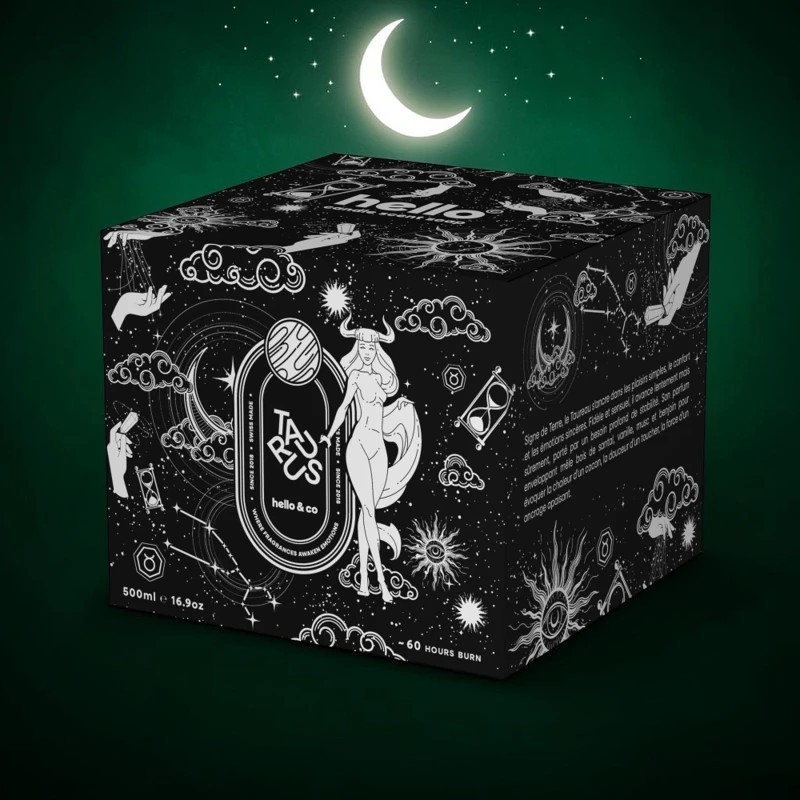 Bougie Astrologie Taureau – Hello Candle | Boutique Bien-Être