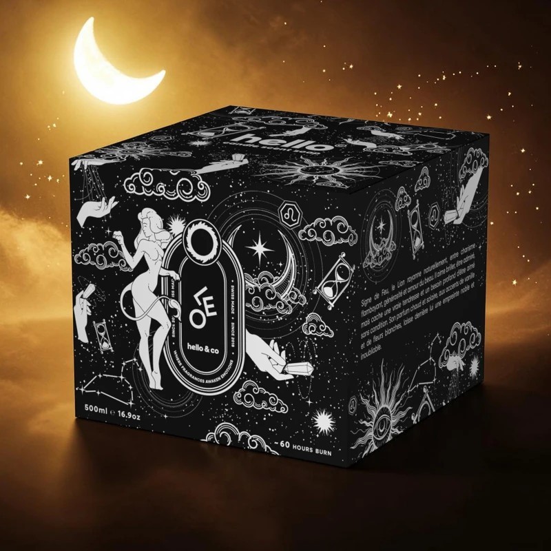 Bougie Astrologie Lion – Hello Candle | Boutique Bien-Être