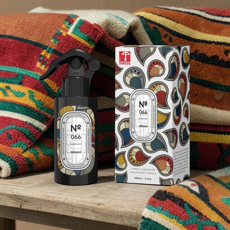 Parfum d’ambiance No 66 Mexico — Fève de Tonka | Hello Candle