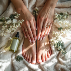 Massage pieds et mains — Bain de pieds