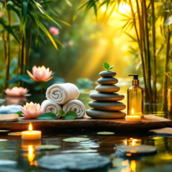 Massage aux pierres chaudes