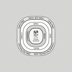 Bougie — N°57 Pomme d’amour