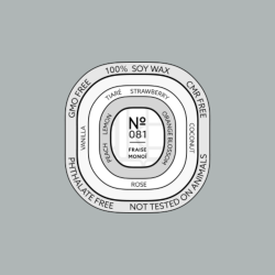 Bougie — N°81 Fraise monoï