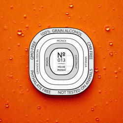 Parfum d’ambiance No 13 Pêche Monoï — Notes fruitées | Hello Candle