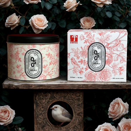 Bougie — N°50 Bois de rose