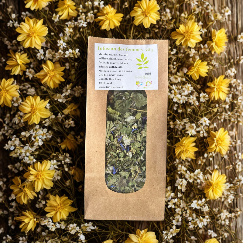 Infusion des femmes bio — Équilibre & bien-être | 1001 Herbes