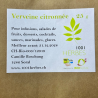Infusion verveine citronnée bio – Détente & usage culinaire | 1001 Herbes